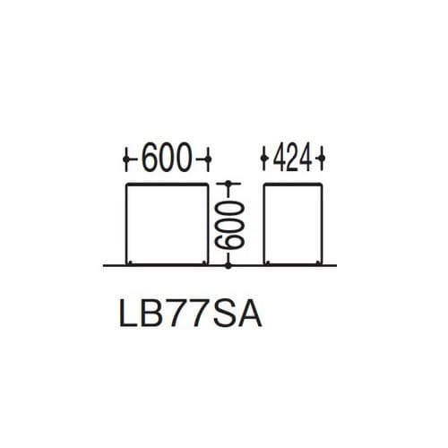 ルート2(LB77)スツール ブラウン