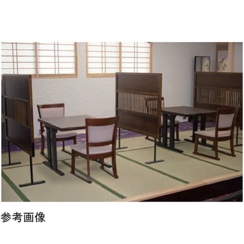 木製衝立 格子白木 横長タイプ 11−1