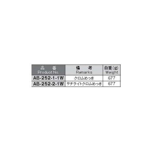 AB−252−1−1W二重ロックハンドル