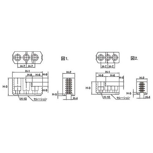 FT−HJ05 パワーチャック用硬爪