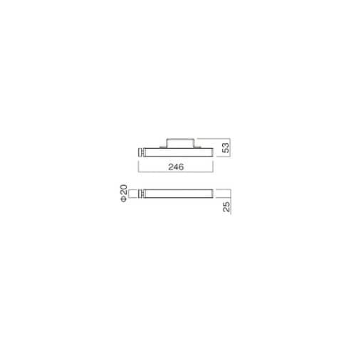 PHP−S6207 背面受け金具シルバー