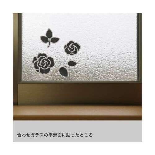 障子紙シール バラ 2枚入