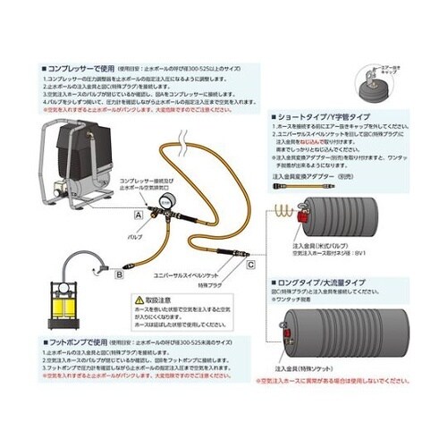 PS100150A 止水ボールロング