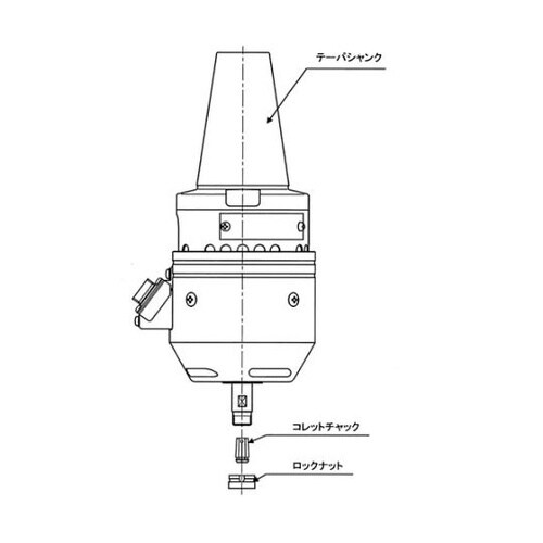 機械装着用h4スピンドルHSM−3300