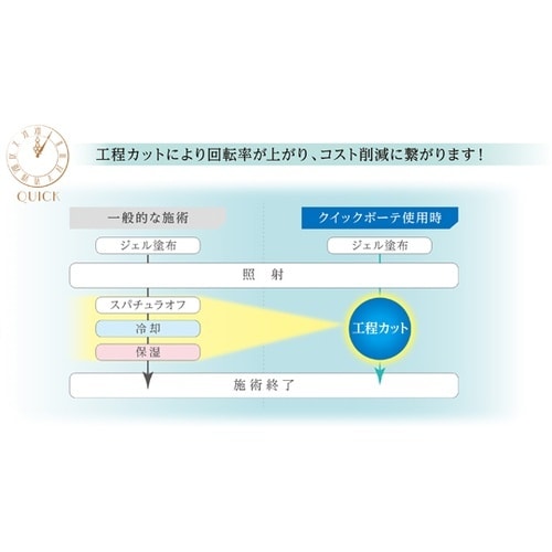 脱毛器用ジェル クイックボーテ 2袋