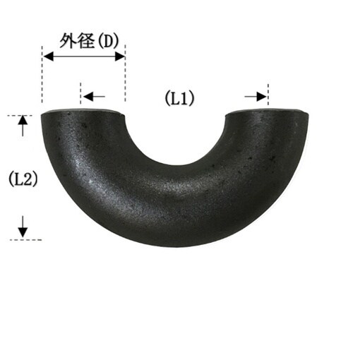 09−089 エルボ 180度