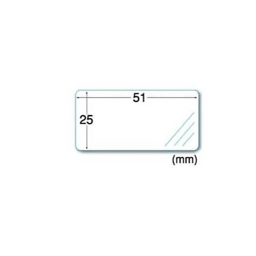 51x25mm/ 7面 ラミネートラベル