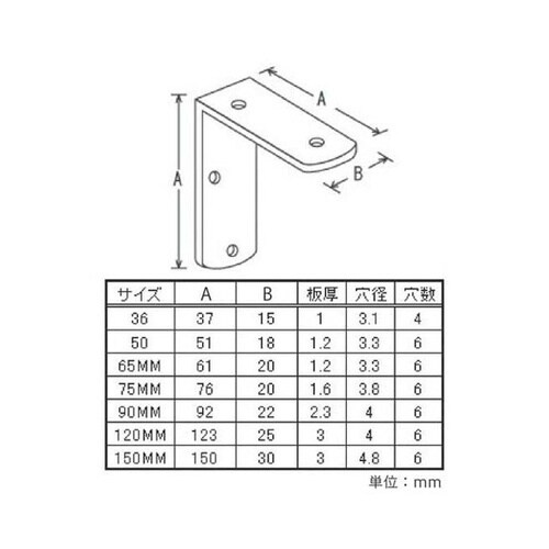 ブロンズ金折 150 5個入