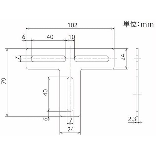 ユニ金具 ニッケル UN−26T 10個