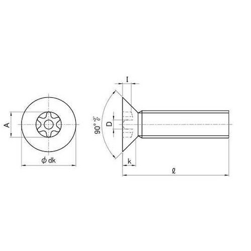三価ホワイトTRXタンパープルーフ サラ