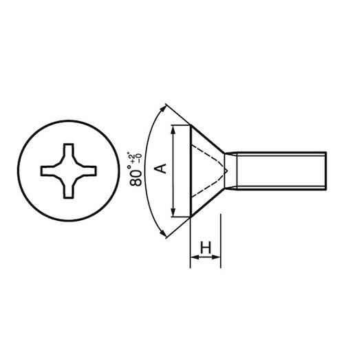 ステン+UNC(FLAT 1/4−20×