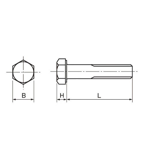 クロメ−ト 六角ボルト(UNC14山 G