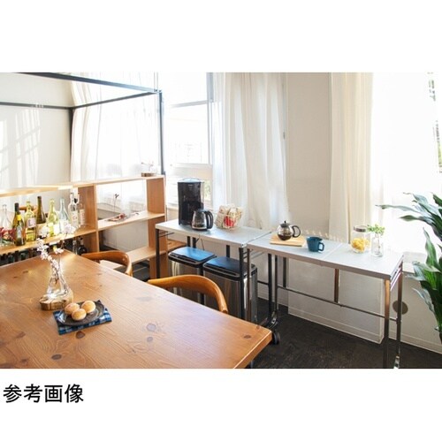 伸縮式ガルバリウム作業台ワゴン_カーボン