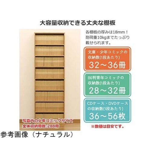 コミックラック180 ホワイト CMR−