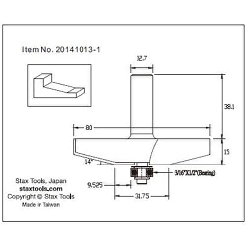 Raised Panel bit パネル