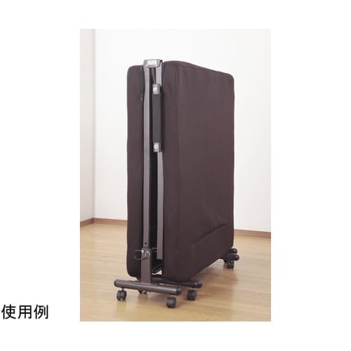 折りたたみソフソファベッド ブラウン(組