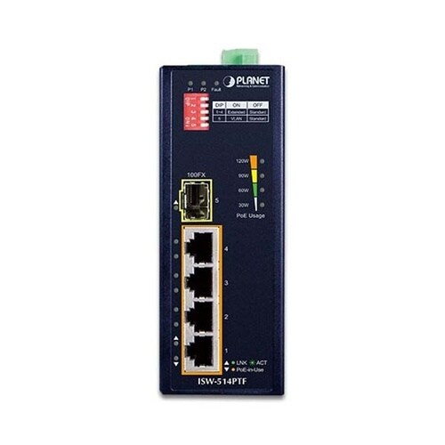産業用PoEスイッチングハブ 100Ba