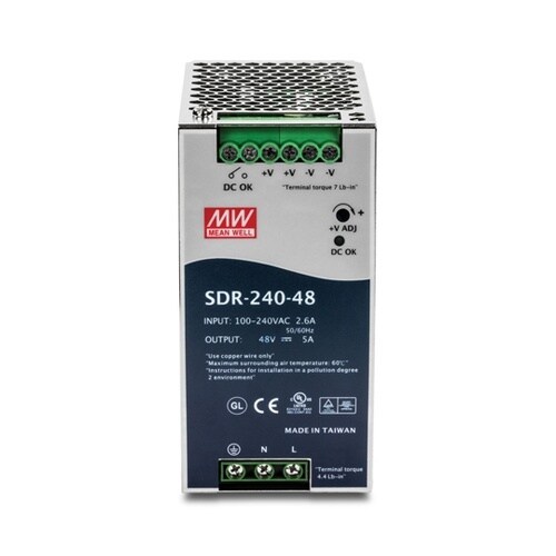 産業用パワーサプライ 240W/48V/
