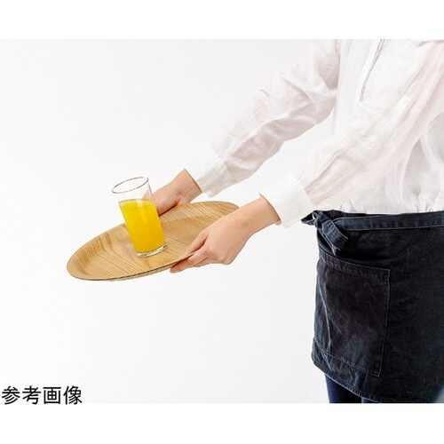耐熱木)φ36.5cm 丸トレー ナチュ