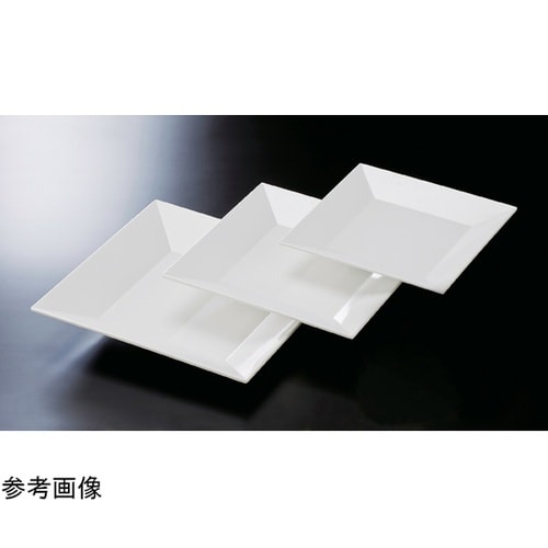メラミン 35cm スクエアー盛皿 ホワ