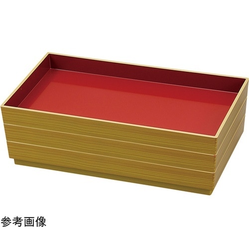 尺3 やすらぎ両面番重 白木内朱/クリー