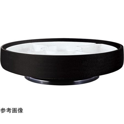 尺5 回転盛桶黒WHアクア仕切付 500