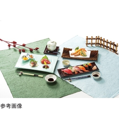 34cm しのぎ波彫皿 曙塗 51060