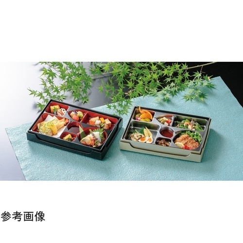 尺2.5寸 千筋箱膳 黒 内黒 7001