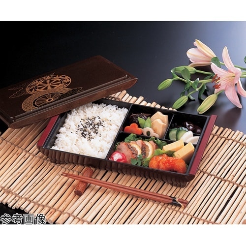 式部長手弁当 御所車(蓋親) 23011