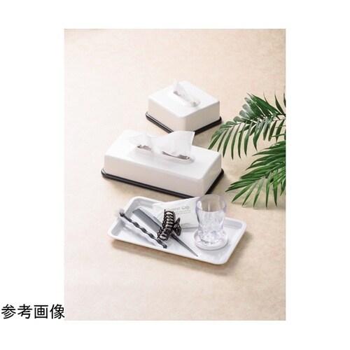 ABS浅ティッシュBOX ホワイト(底P