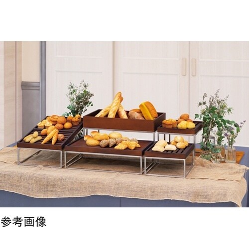 木製目皿1/2 ブラウン 8011324
