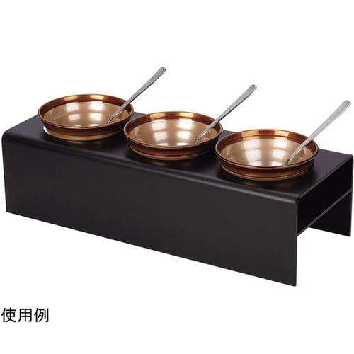 アクリル穴あき什器(中)ブラック 801