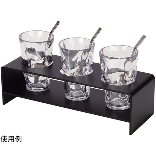 アクリル穴あき什器(小)ブラック 801