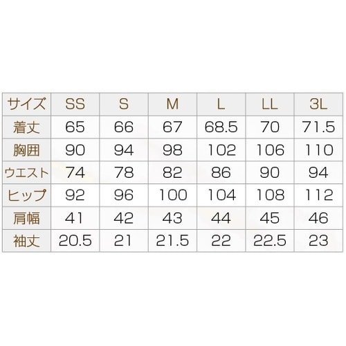 チュニックLDL−2201/ホワイト/3