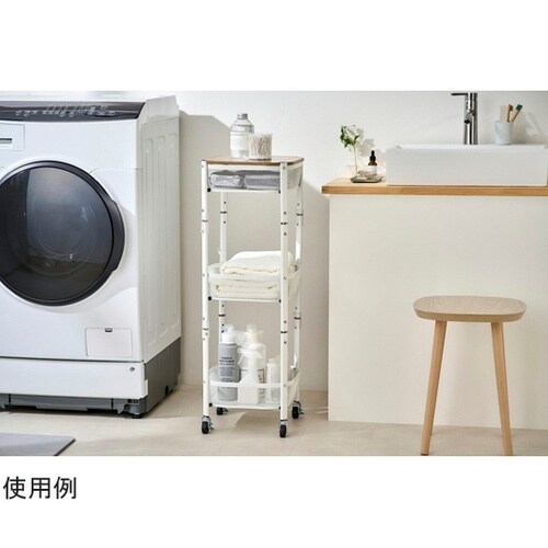 マルチワゴン 角型3段 ホワイト MUW