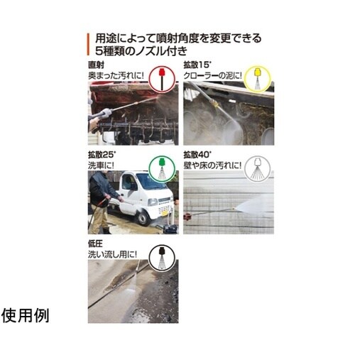 エンジン式高圧洗浄機 キャリー付 最高圧