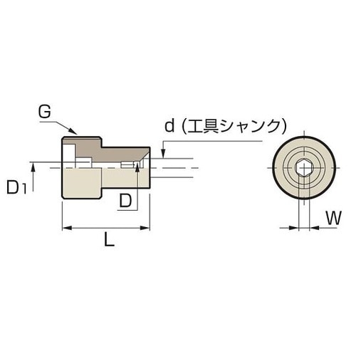 クーラントスクリュ Φ10ー25mm C