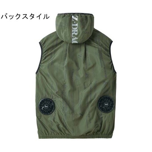 空調服ベスト カーキ EL 74250