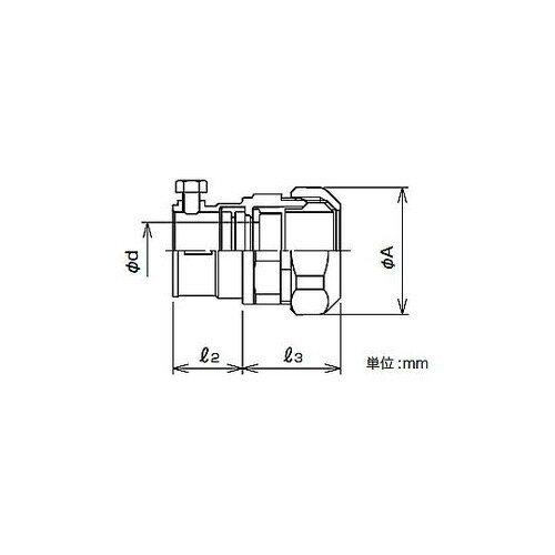 防水プリカ用ねじなしカップ WKJ38