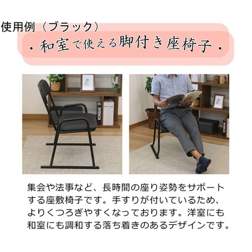 楽座椅子 ロータイプ ブラウン RCH−