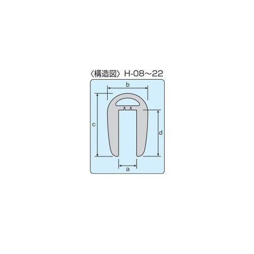 H鋼エッジカバー 20ー22mm H−2