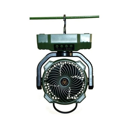 充電式LEDライト付き扇風機 a3295