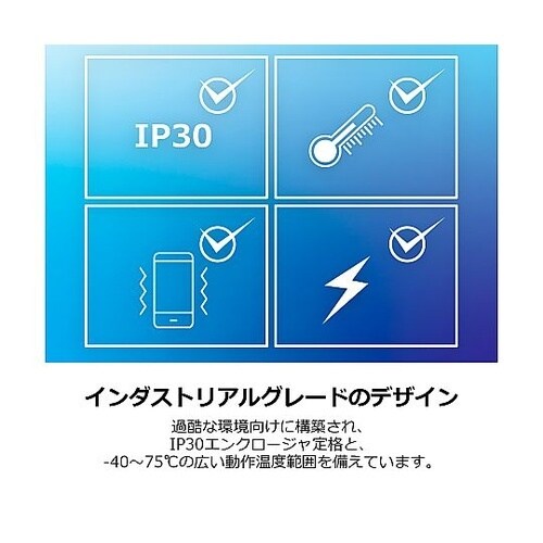 産業用PoEエクステンダー ギガ af/
