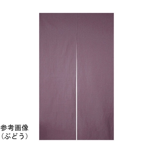 粋・無地のれん 短(2連) No.1 紺