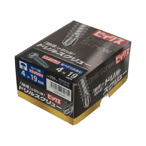 ステンなべドリルねじ箱 4×19 1セッ