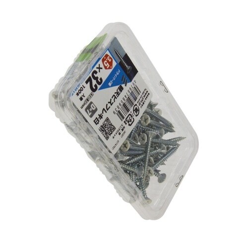 カラー軽天ビスフレキ白 3.5×32(D