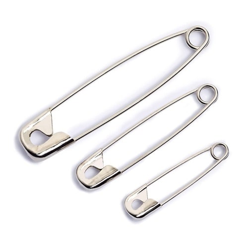 しつけ用安全ピン 23mm シルバー 1