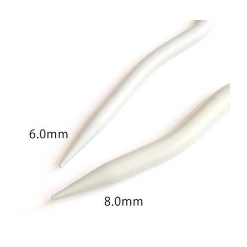 ソックヤーン 縄編み針 6.0mm/8.