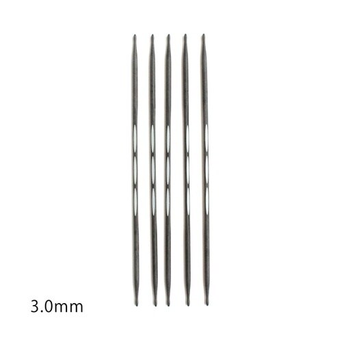 エルゴノミック カーボン棒針 15cm×