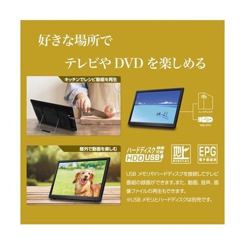 DVD搭載15.6インチポータブルTV